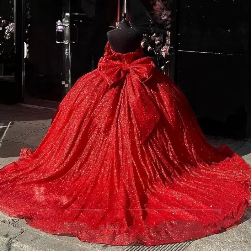 Red quinceanera dresses